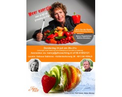 Uitnodiging info avond: Meer energie voor je lijf uit groenten en fruit 